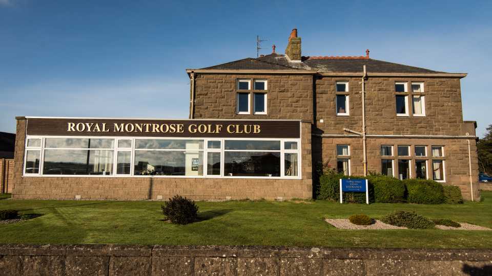 Royal Montrose Golf Club is one of the clubs that play on Montrose Links.